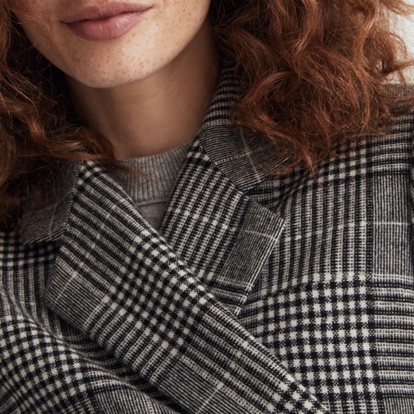 NWT MADEWELL The Rosedale Blazer in Kelly glen Plaid size 20w - Picture 5 of 10